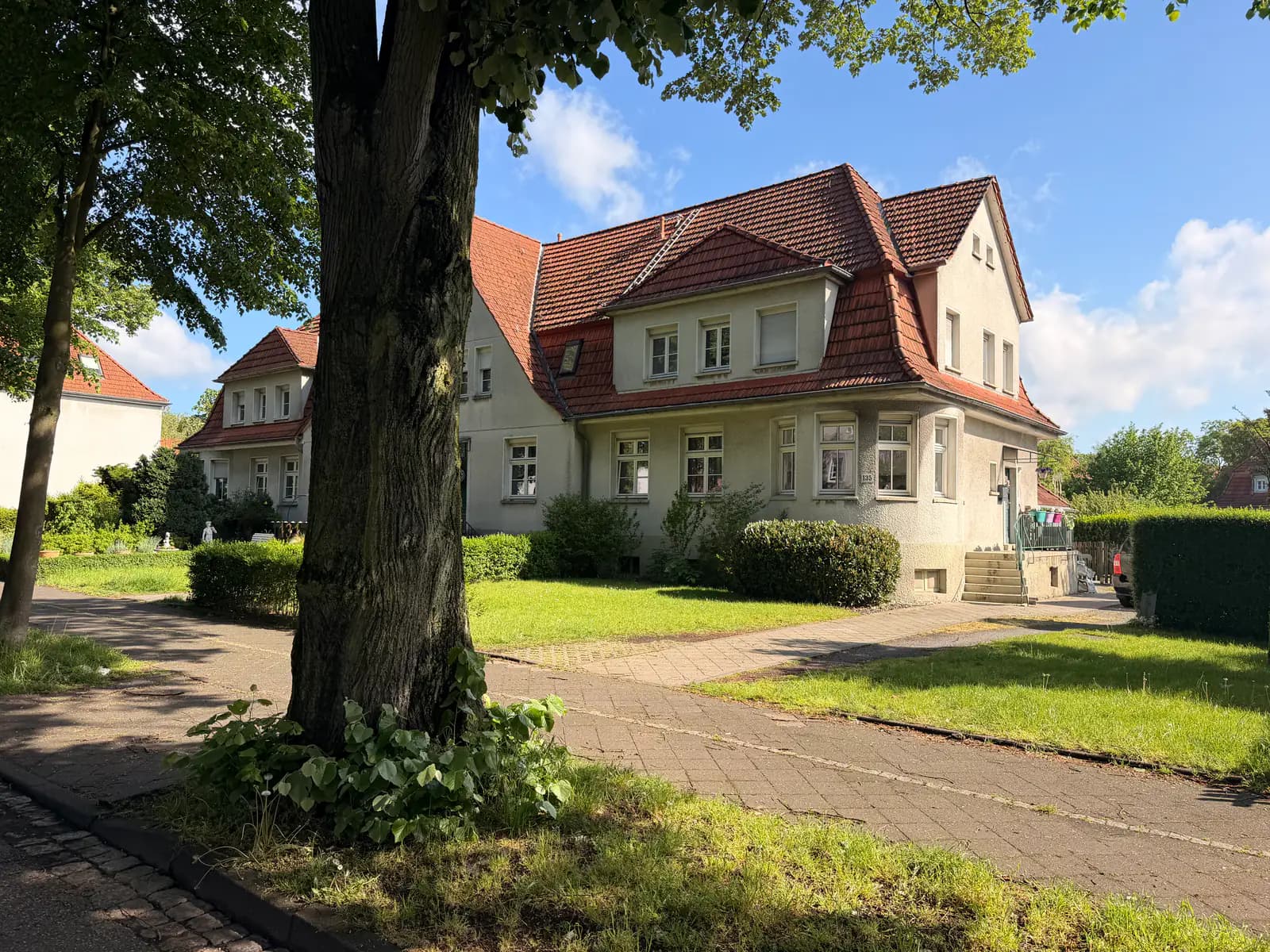 Gebäude der Projektunterkunft SecondHome Bottrop-Welheim